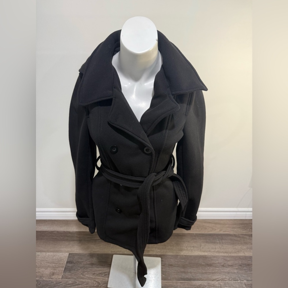 Bebe Women's Black Trench Coat